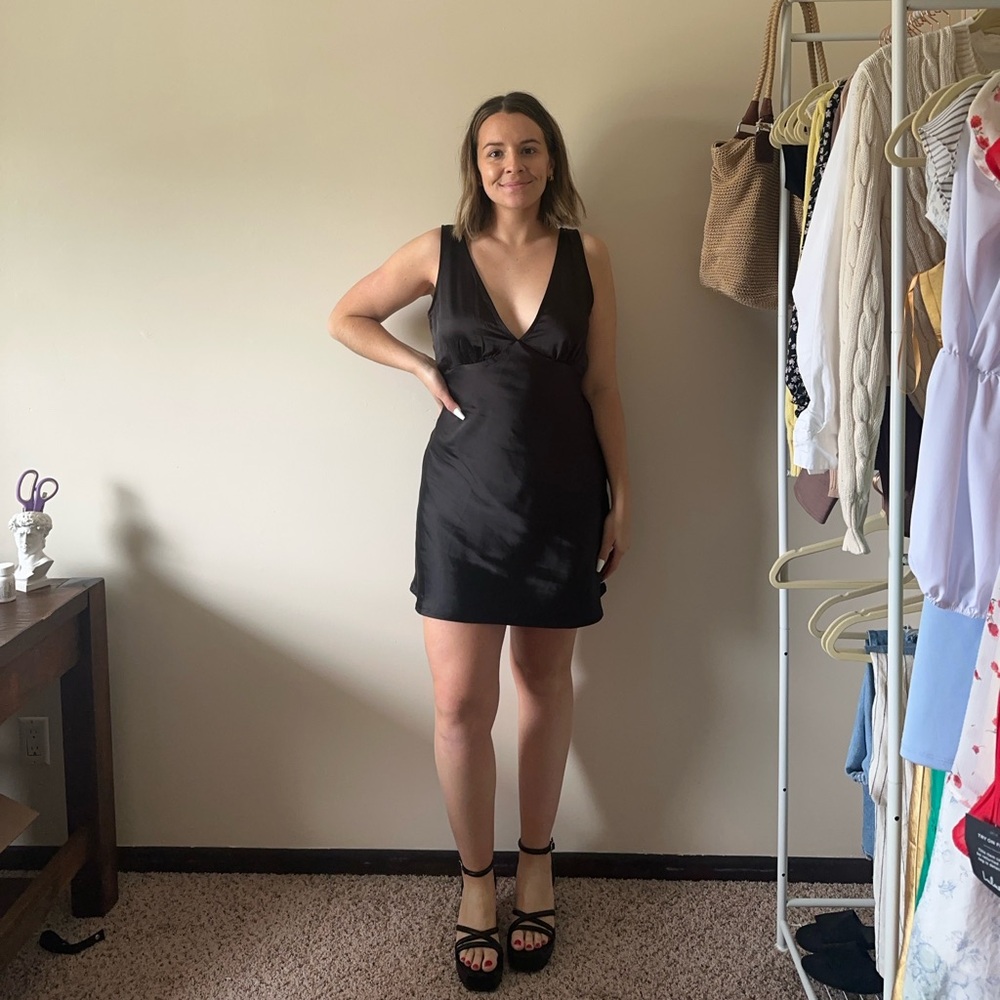 Princess Polly Nellie Black Mini Dress